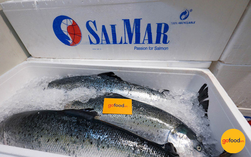 Cá hồi Na Uy tại Gofood được nhập khẩu chính hãng từ Salmar và Leroy